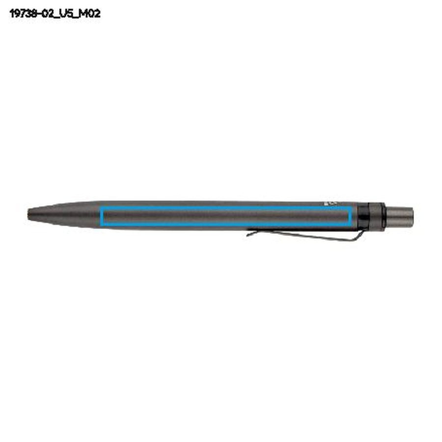 Stylo RAL: Zone de marquage arrière · Impression UV