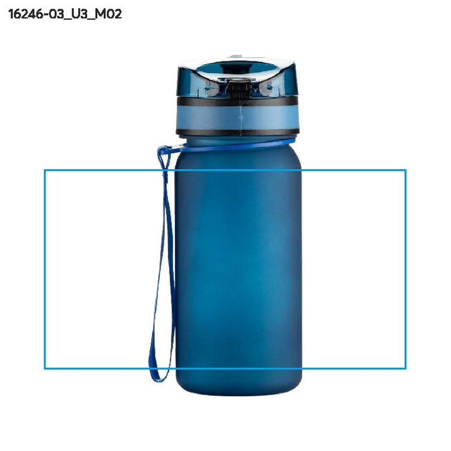 Gourde MOTIVA mini 500 ml: Zone de marquage arrière · Impression UV