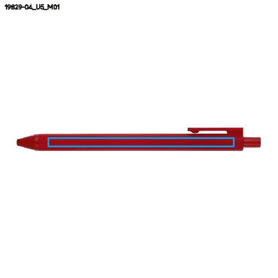 Stylo à bille FULKO: Zone de marquage avant · Impression UV