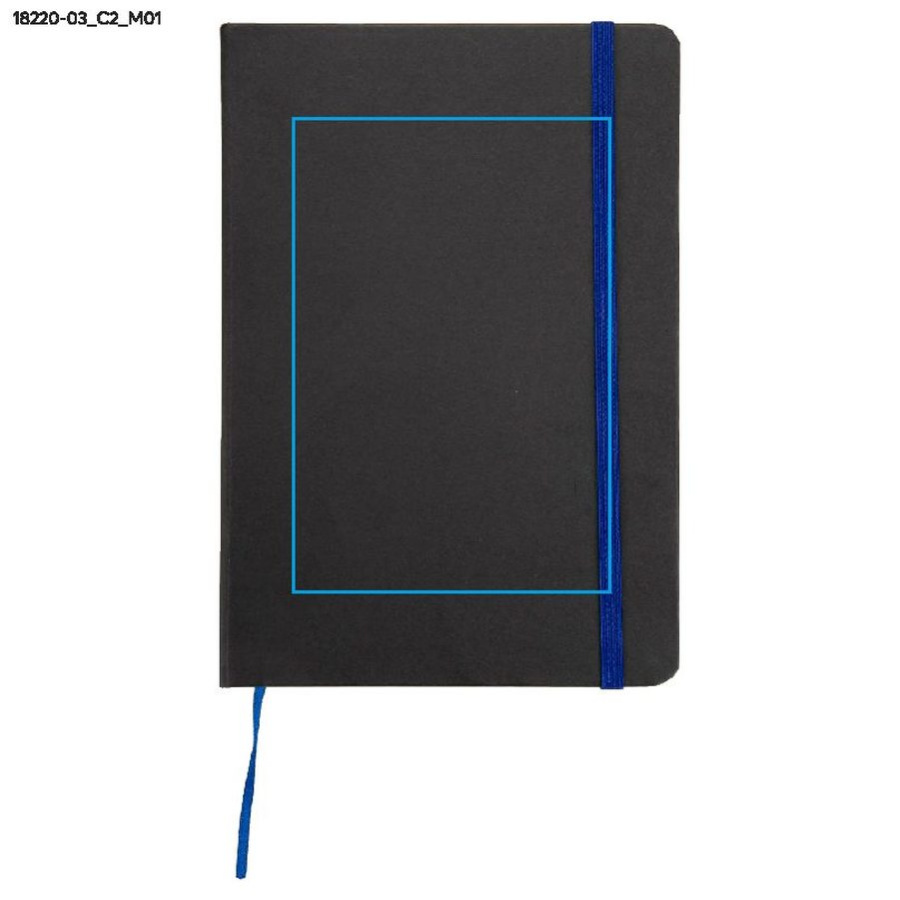 Carnet quadrillé KORYO A5: Zone de marquage avant · DTF