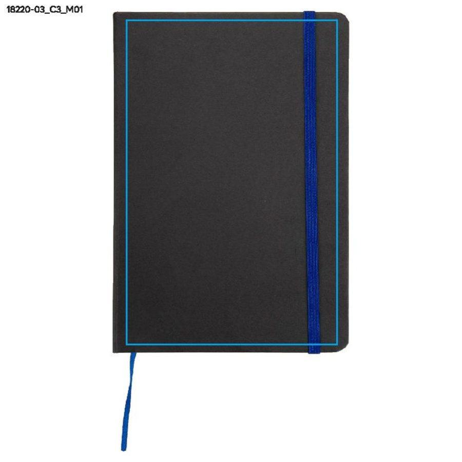 Carnet quadrillé KORYO A5: Zone de marquage avant · DTF