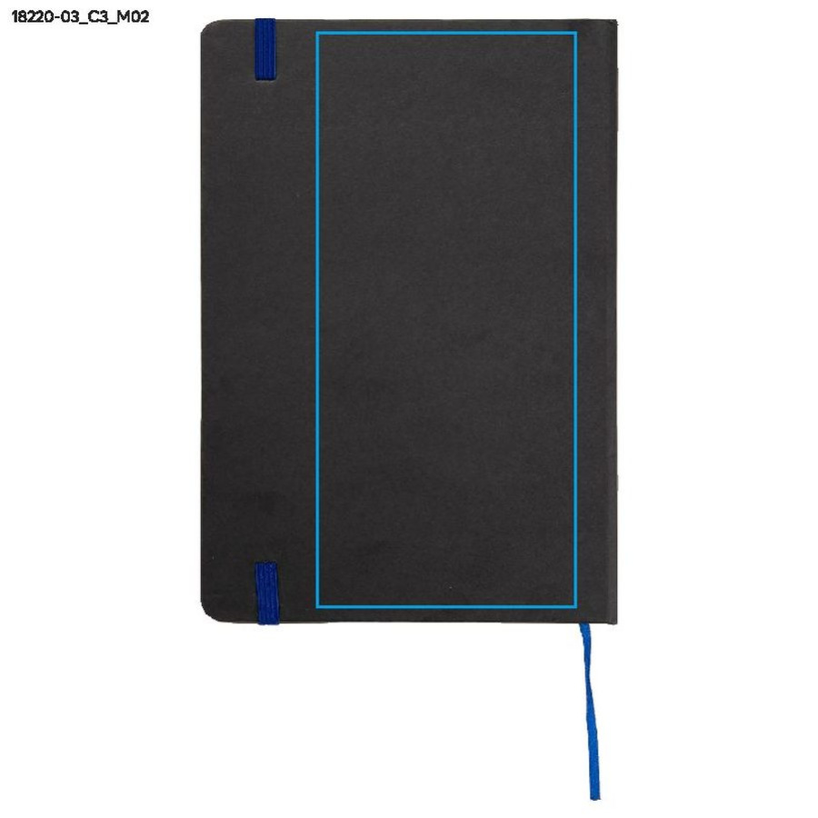 Carnet quadrillé KORYO A5: Zone de marquage arrière · DTF