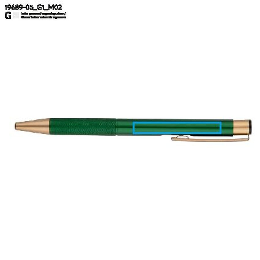 Stylo VITE: Zone de marquage arrière · Gravure laser