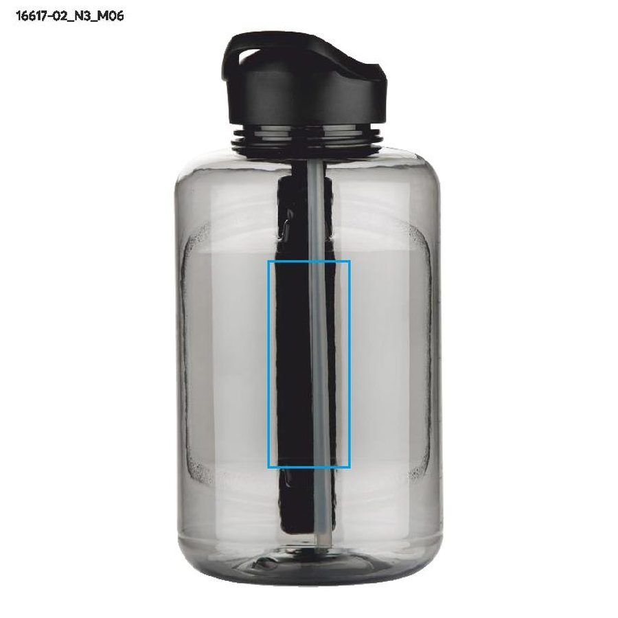 HARDI – gourde avec poignée 1600 ml: Zone de marquage side · Tampographie