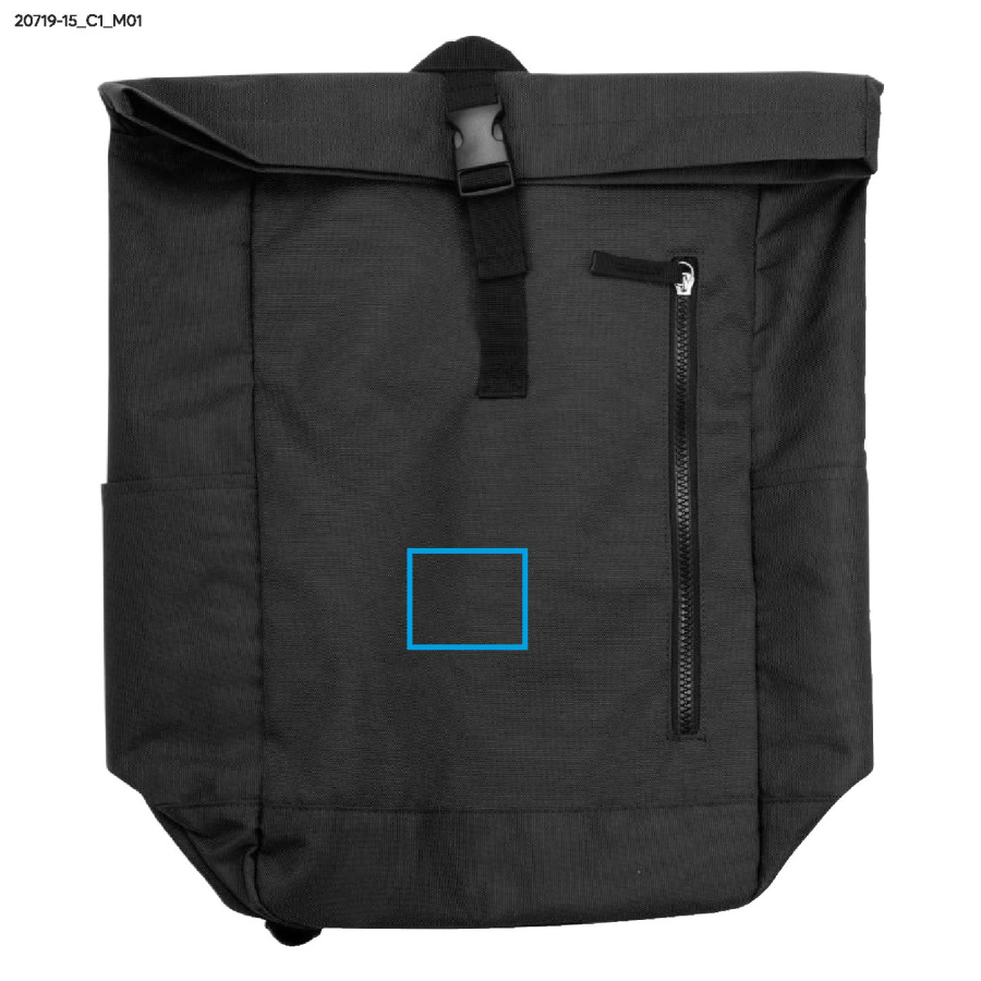 Sac à dos OMI: Zone de marquage avant · DTF