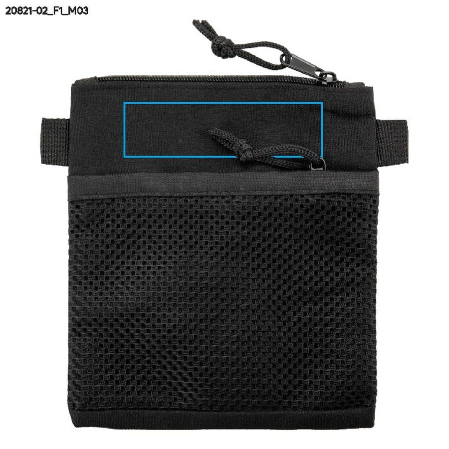 Pochette MAVA: Zone de marquage top · Transfert sérigraphique