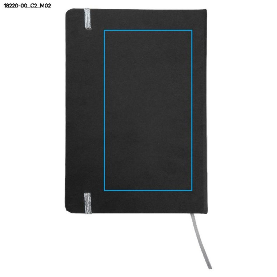 Carnet quadrillé KORYO A5: Zone de marquage arrière · DTF