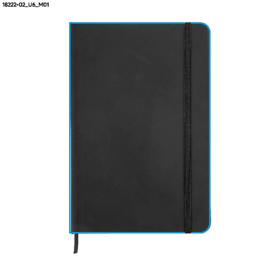 Carnet quadrillé VITAL A5: Zone de marquage avant · Impression UV