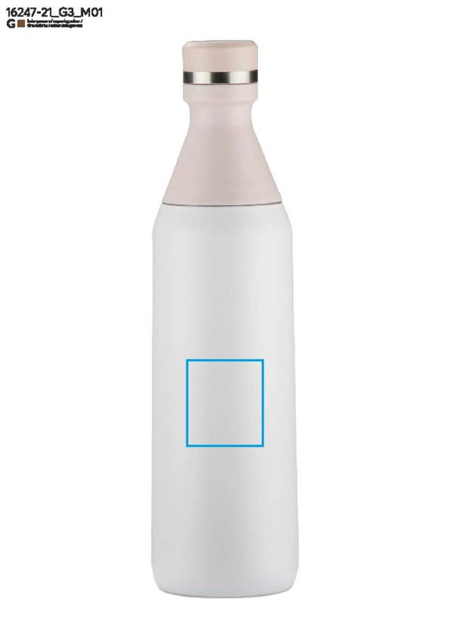 Bouteille ELI 500 ml: Zone de marquage avant · Gravure laser