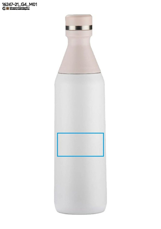 Bouteille ELI 500 ml: Zone de marquage avant · Gravure laser