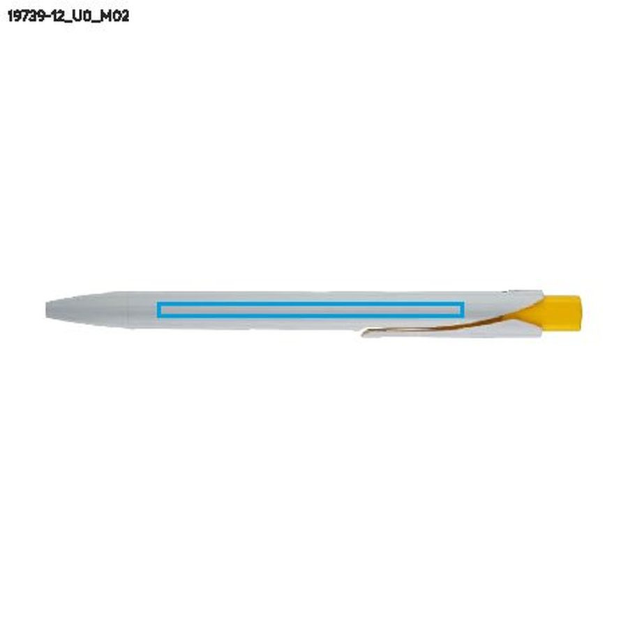 Stylo KLIBO: Zone de marquage arrière · Impression UV