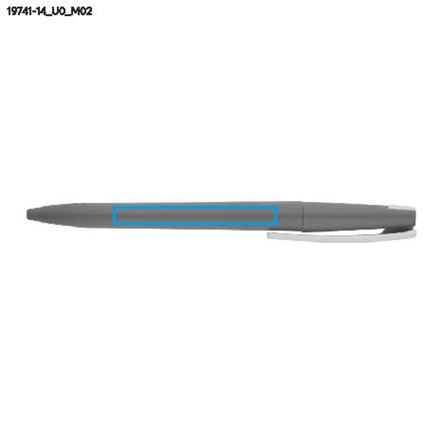 Stylo à bille ZENO: Zone de marquage arrière · Impression UV