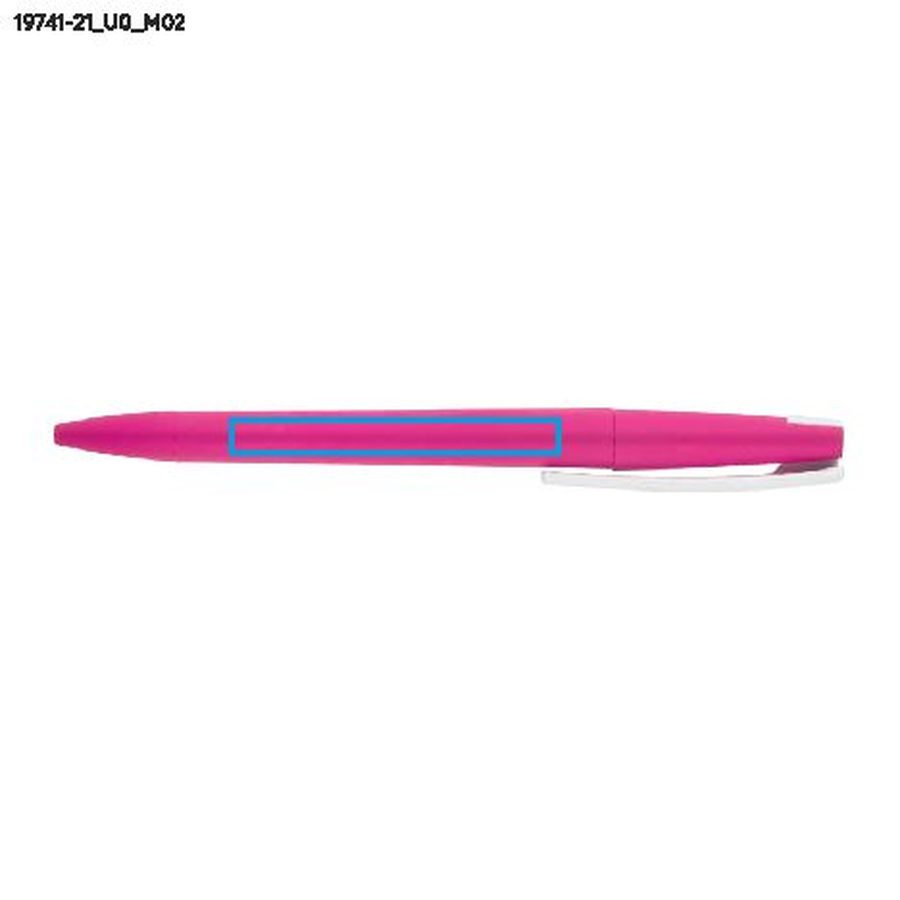 Stylo à bille ZENO: Zone de marquage arrière · Impression UV