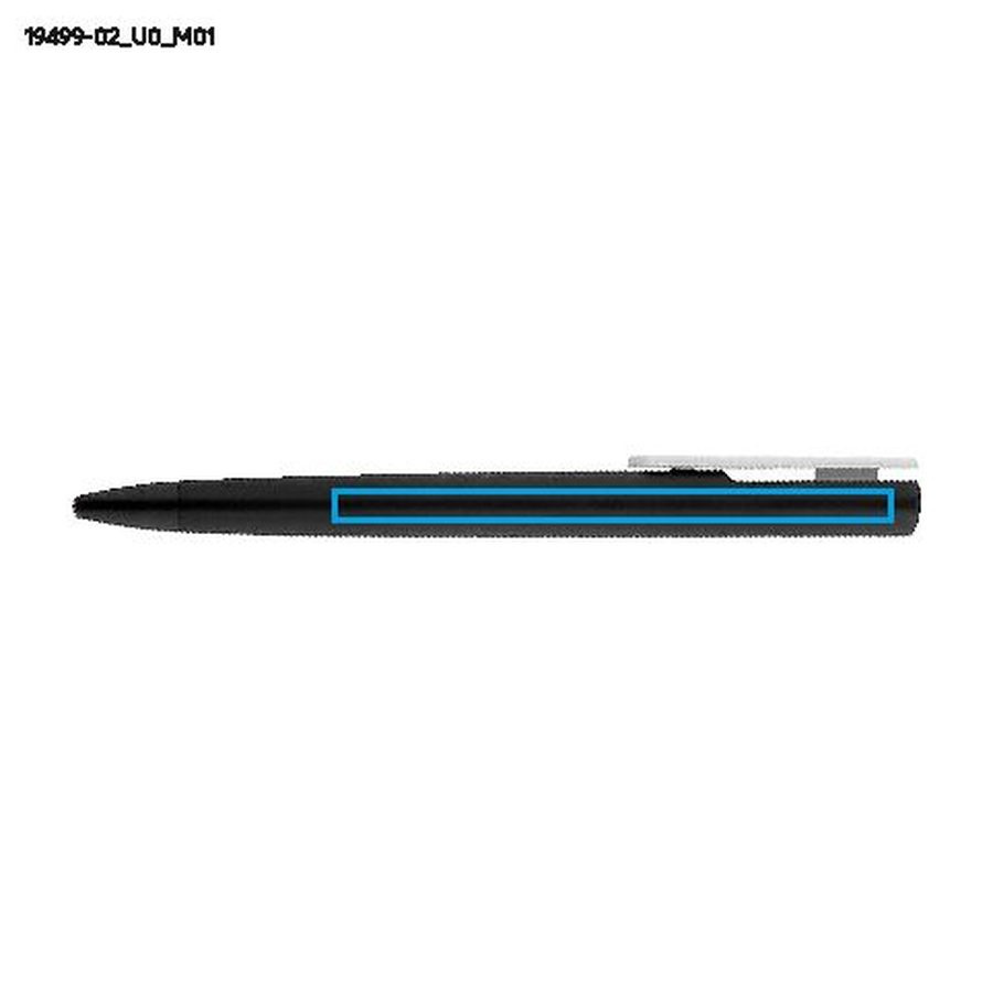 Stylo à bille ALEO: Zone de marquage avant · Impression UV