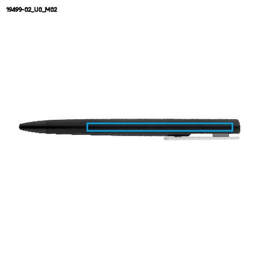 Stylo à bille ALEO: Zone de marquage arrière · Impression UV