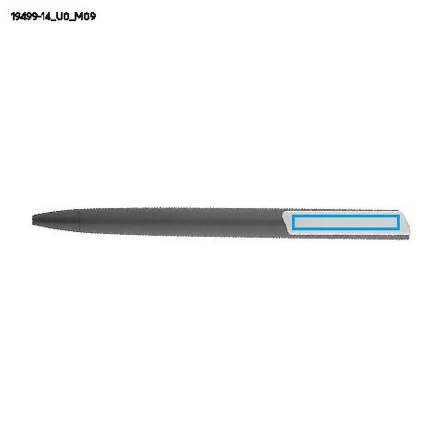 Stylo à bille ALEO: Zone de marquage clip · Impression UV