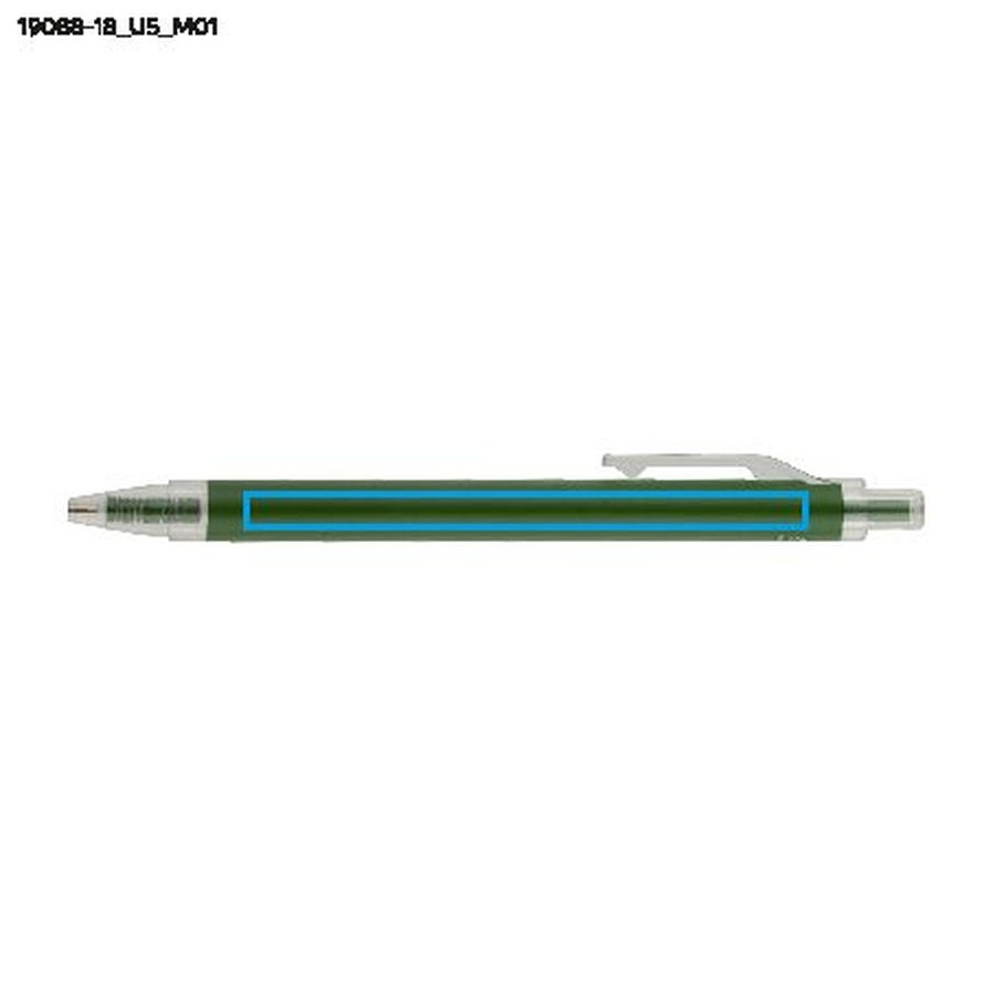 Stylo SPRINGO: Zone de marquage avant · Impression UV
