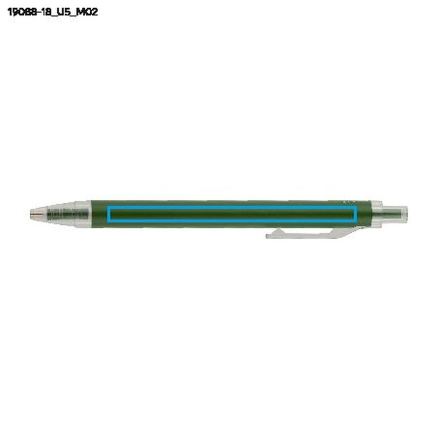 Stylo SPRINGO: Zone de marquage arrière · Impression UV