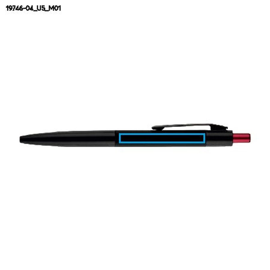 Stylo à bille PAUL: Zone de marquage avant · Impression UV