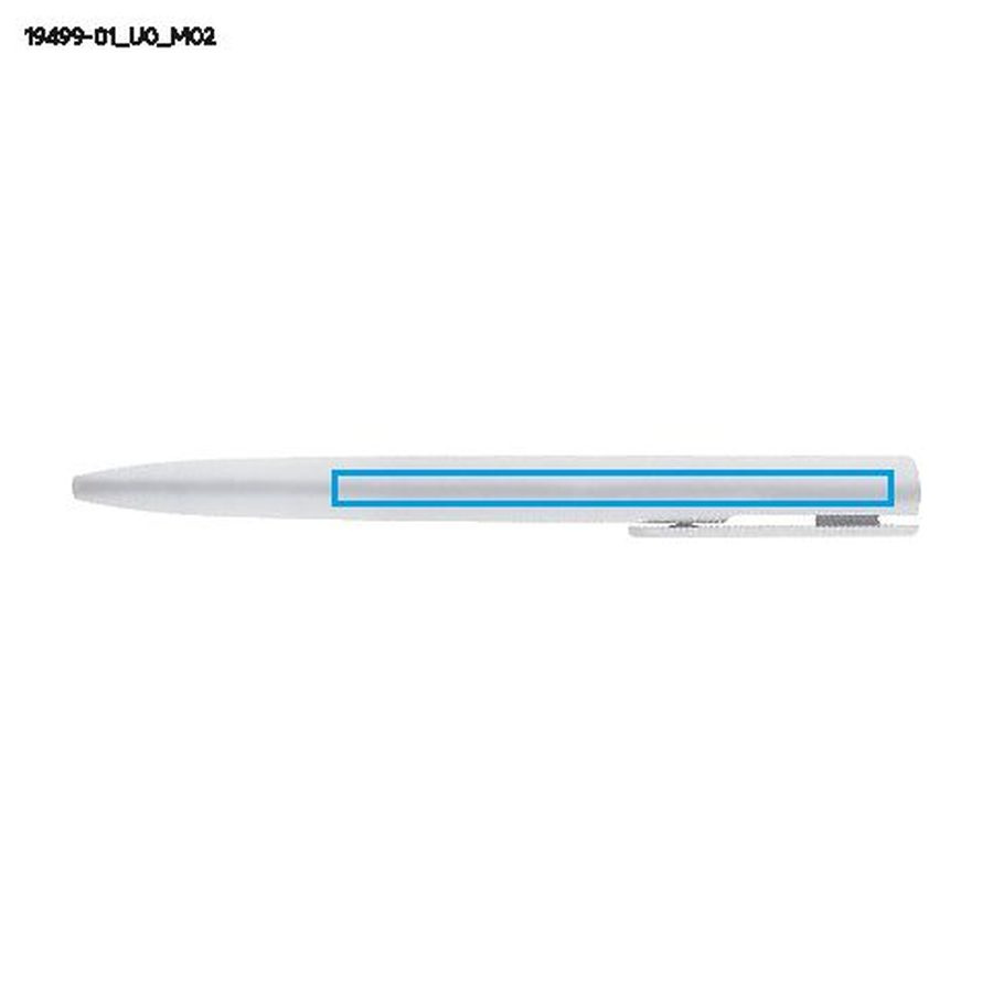Stylo à bille ALEO: Zone de marquage arrière · Impression UV