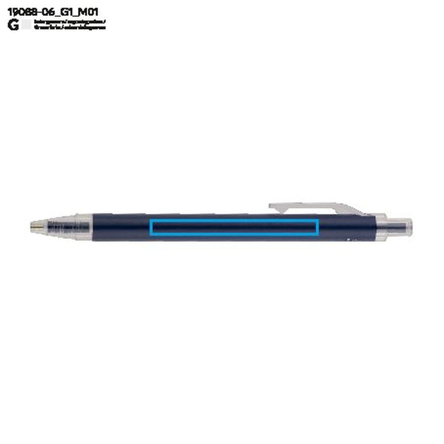 Stylo SPRINGO: Zone de marquage avant · Gravure laser