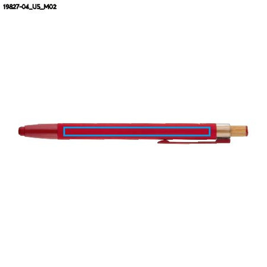 Stylo ALPEN: Zone de marquage arrière · Impression UV
