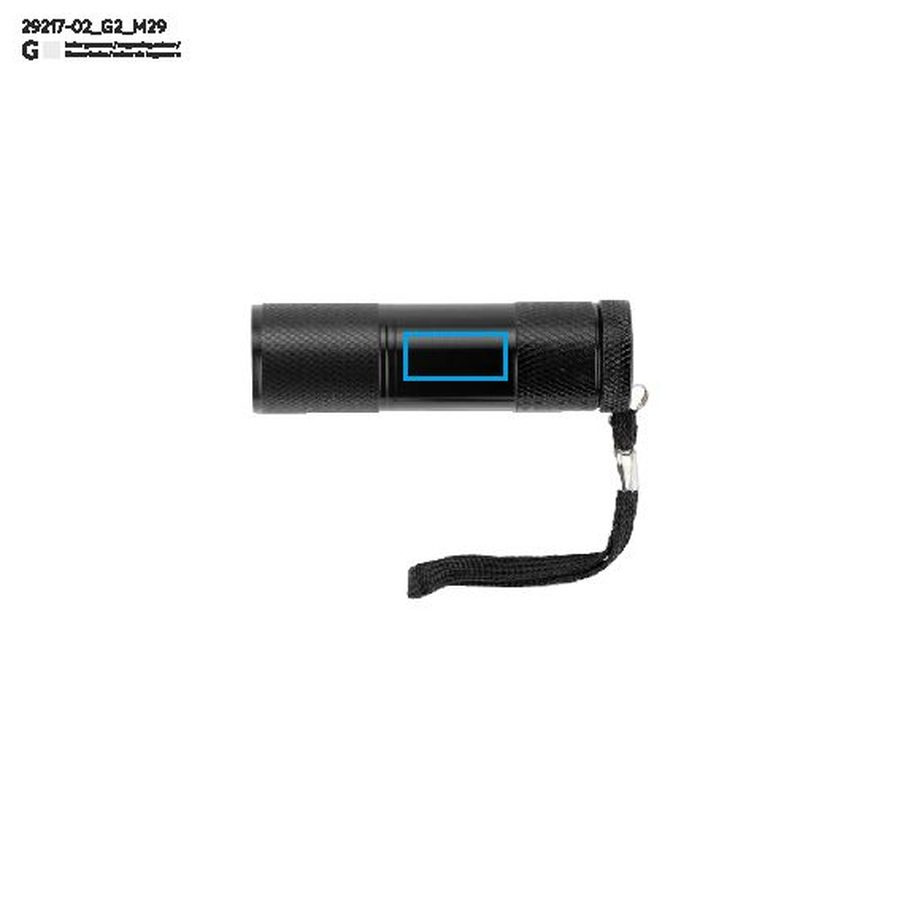 Kit d'outils ZAXO: Zone de marquage flashlight · Gravure laser
