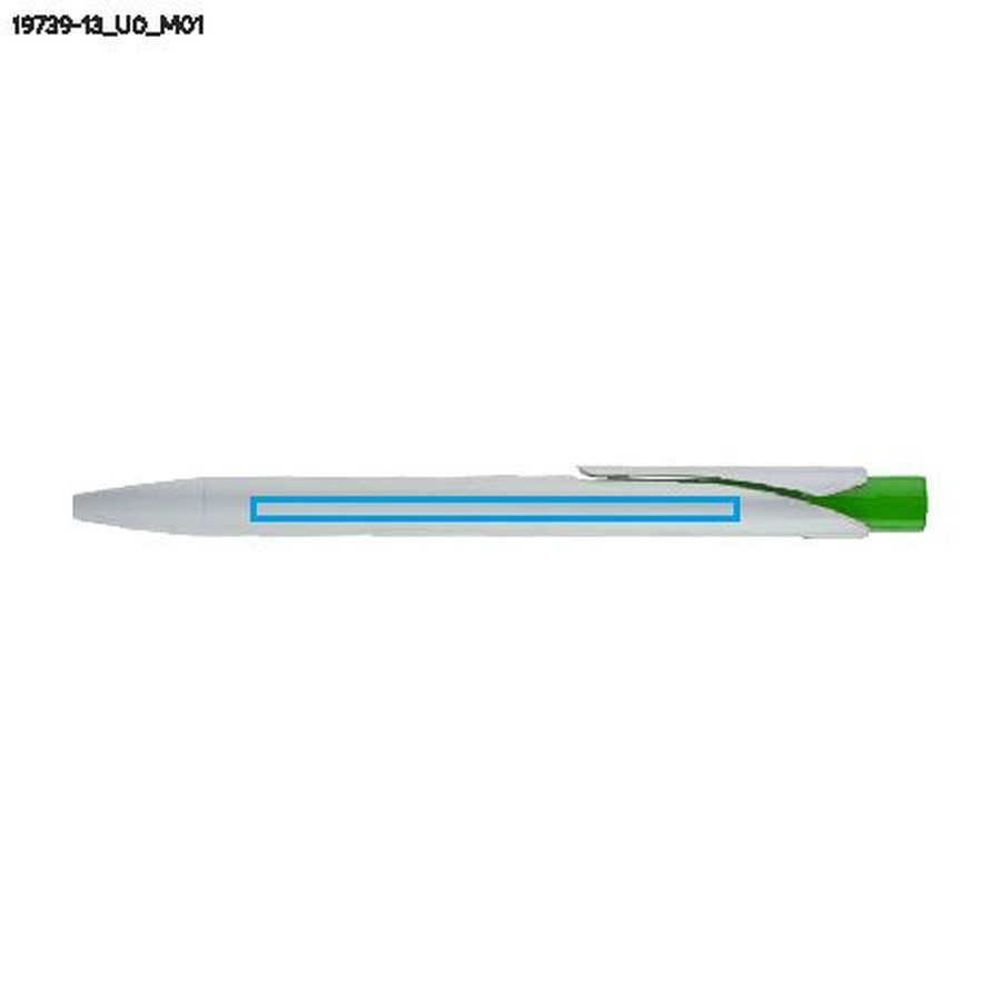 Stylo KLIBO: Zone de marquage avant · Impression UV