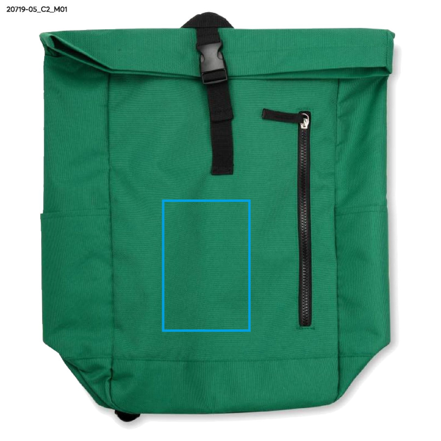 Sac à dos OMI: Zone de marquage avant · DTF