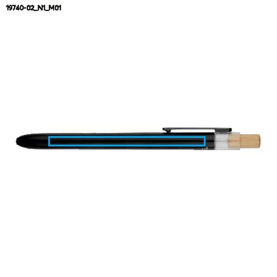Stylo gel OCEANO: Zone de marquage avant · Tampographie