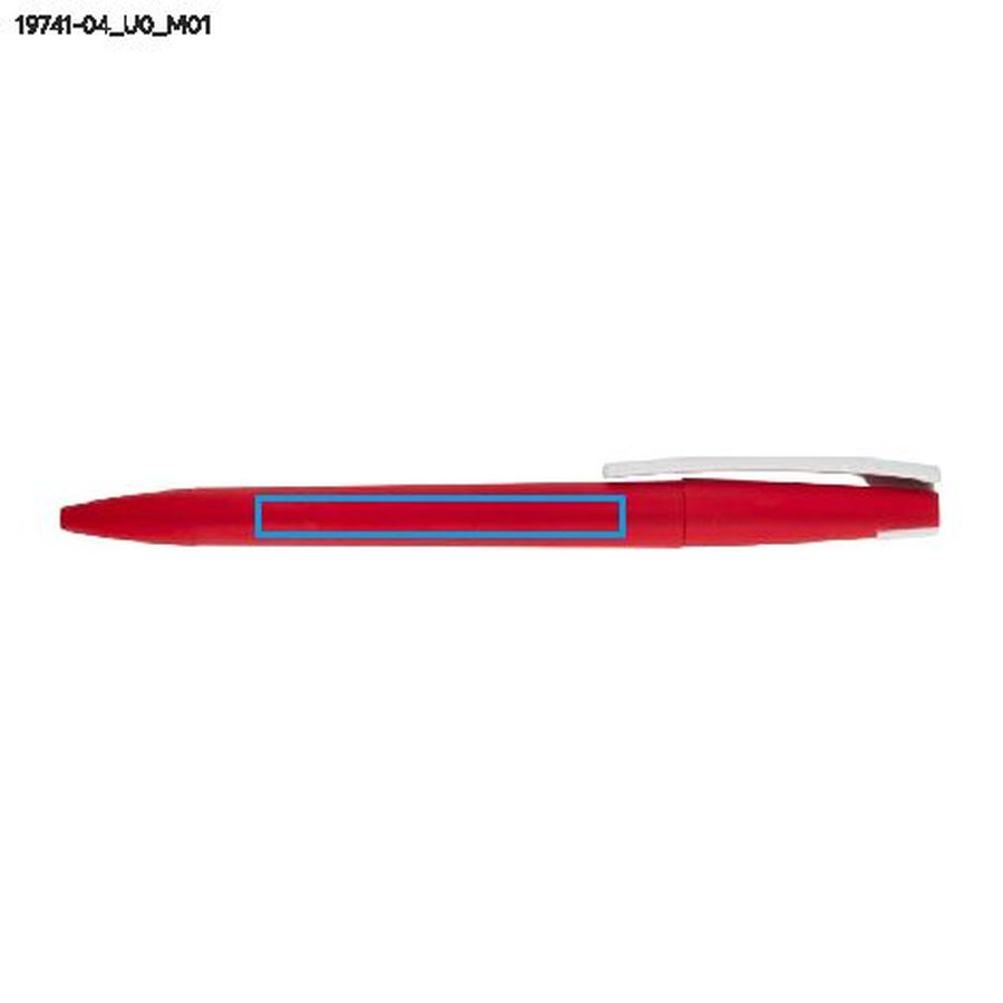 Stylo à bille ZENO: Zone de marquage avant · Impression UV