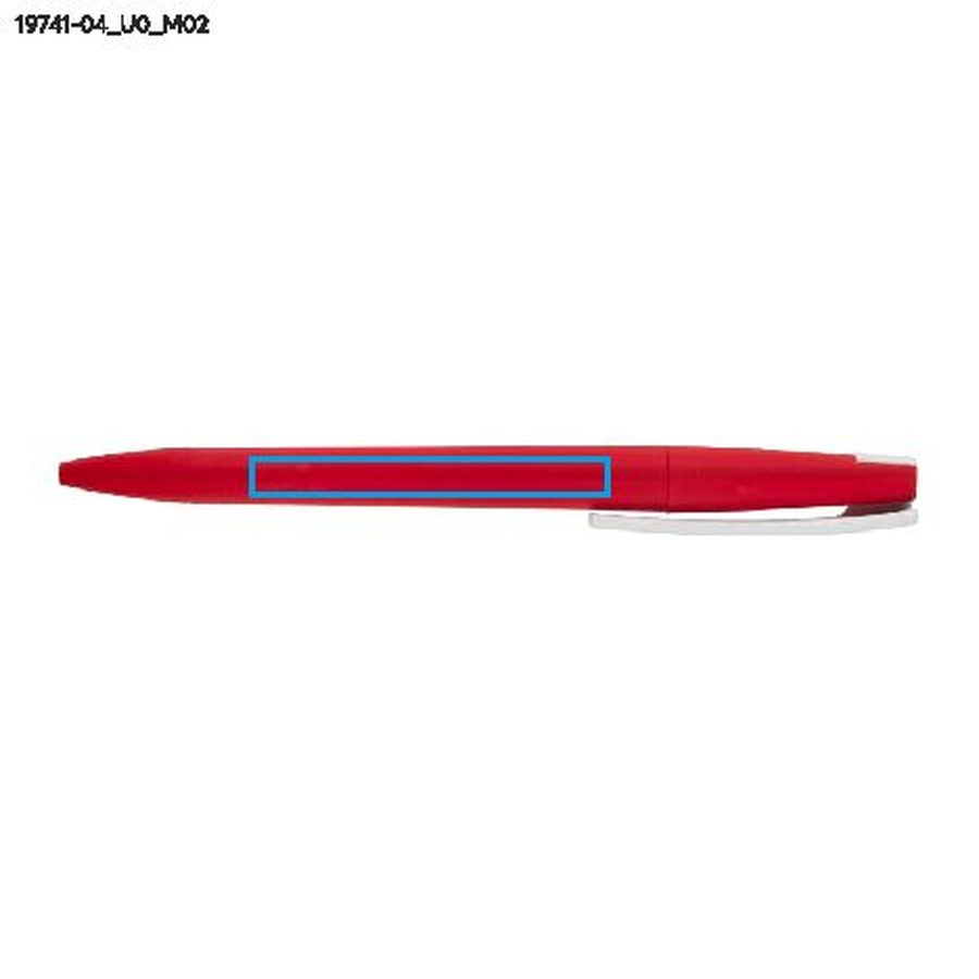 Stylo à bille ZENO: Zone de marquage arrière · Impression UV