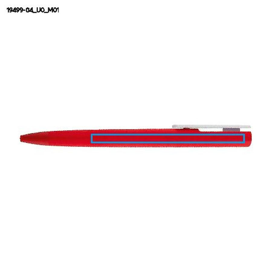Stylo à bille ALEO: Zone de marquage avant · Impression UV