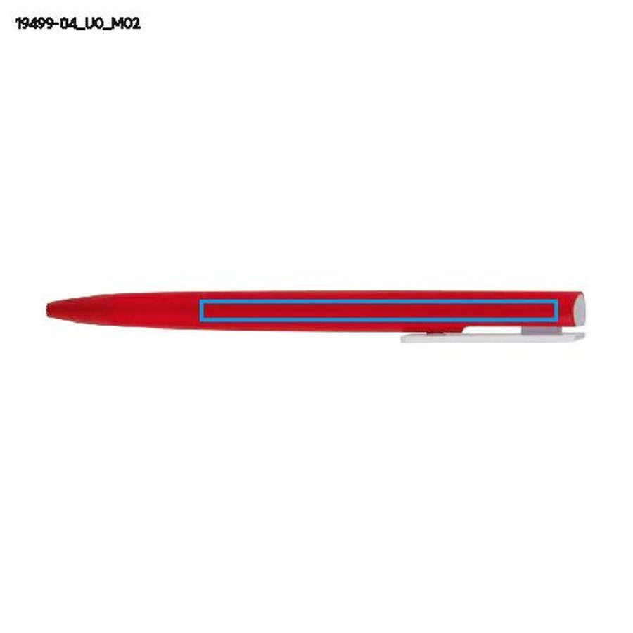 Stylo à bille ALEO: Zone de marquage arrière · Impression UV