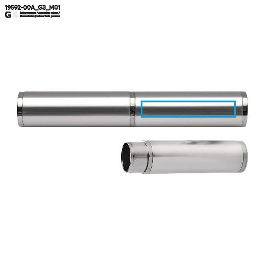 Étui pour stylo E20, second choix: Zone de marquage avant · Gravure laser