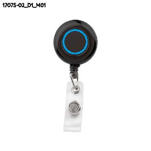 Porte-badge rétractable PULL: Schéma du fournisseur, zone de marquage, PDF p2