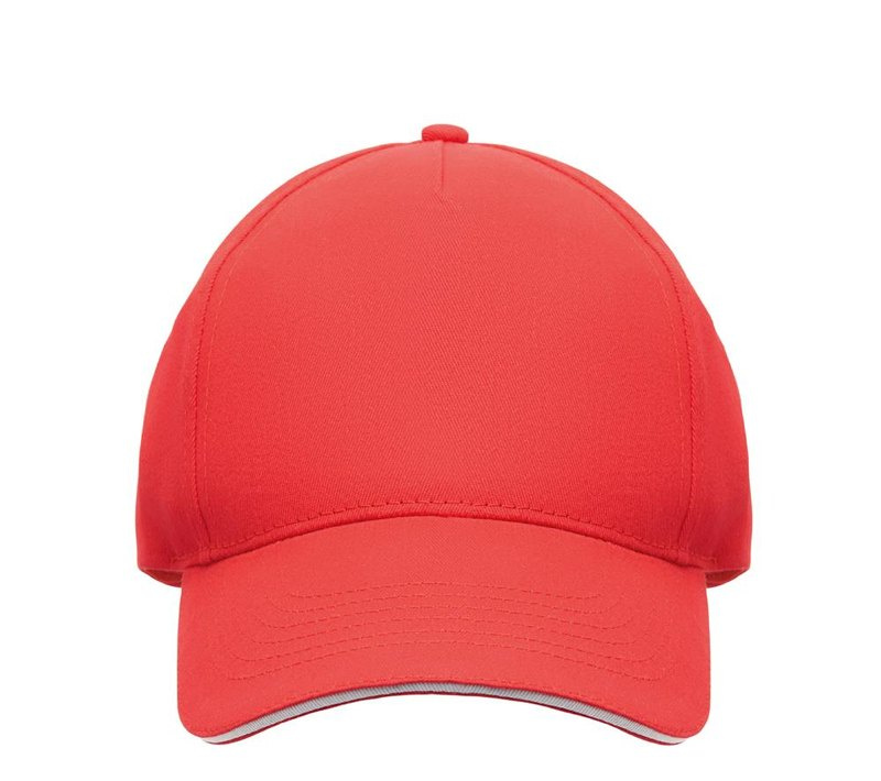 Casquette de baseball à 5 panneaux: Devant 2