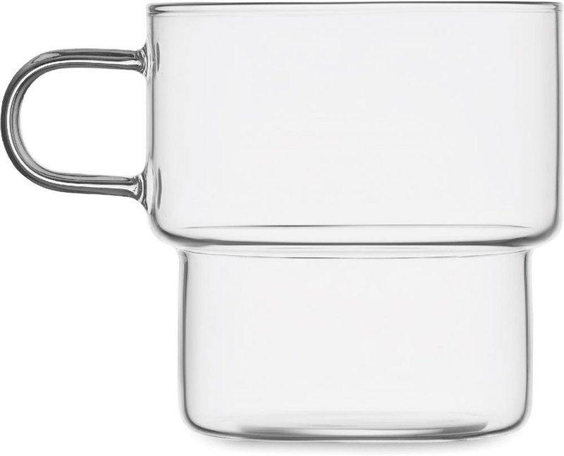 Mug BOROMUG en verre borosilicate 300 ml: Pour gaucher — Partie supérieure