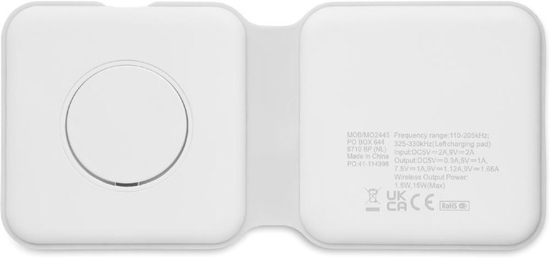 Chargeur pliable 2-en-1 de 15 W: Face 3
