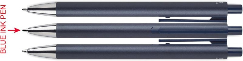 Ensemble de stylos en aluminium recyclé: Sérigraphie circulaire