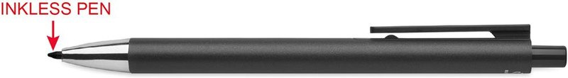 Ensemble de stylos en aluminium recyclé: Corps du stylo sans encre, pour droitier