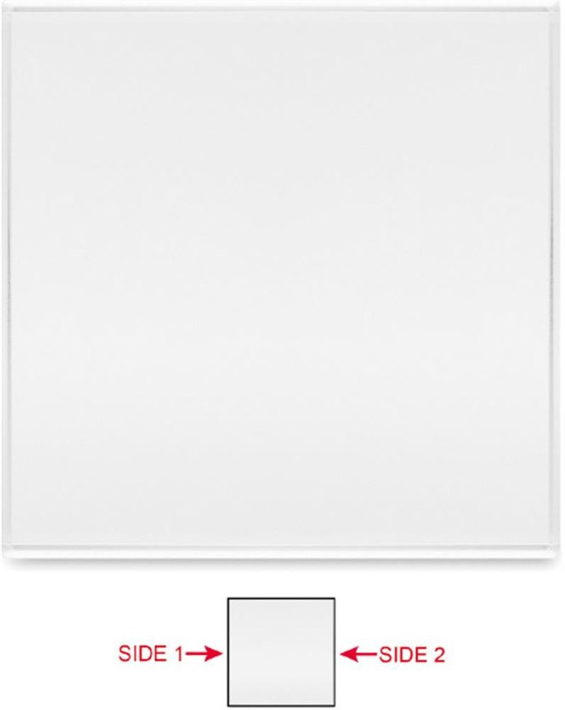 Trophée cube en verre: Face 1 — PAD