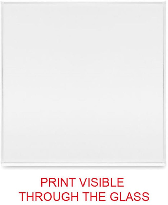 Trophée cube en verre: Face 1 — Gravure laser