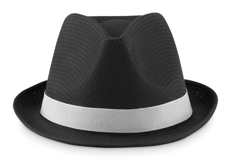 Chapeau coloré en polyester: Face avant