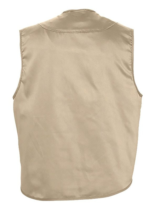 Veste de reporter multipoches WILD: Face arrière