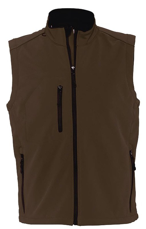 RALLYE MEN — męska kamizelka softshell: CHEST LEFT