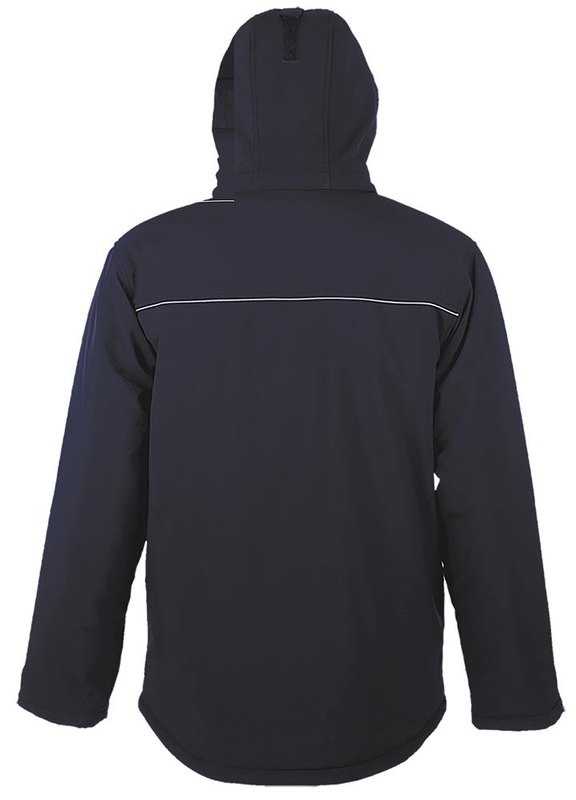 ROCK MEN — męska zimowa kurtka softshell: TYŁ