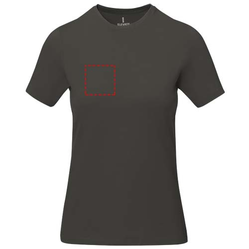 Nanaimo short sleeve women's t-shirt: Right chest · DTF Transfer