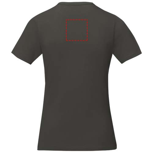 Nanaimo short sleeve women's t-shirt: Impact upper back · Embroidery fixed