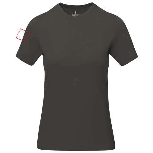 Nanaimo short sleeve women's t-shirt: Right bicep · Embroidery fixed